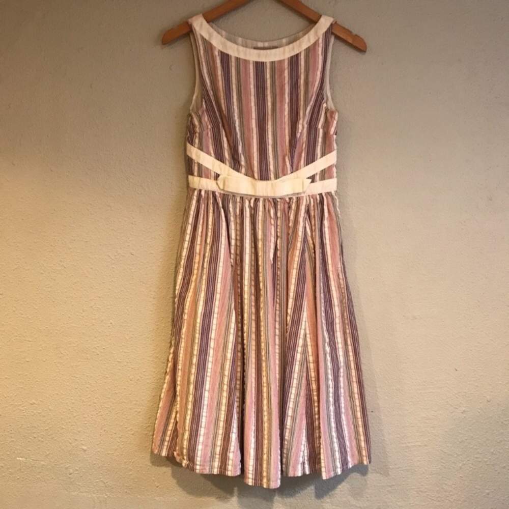 EUC Eshakti Striped Dress - Picture 2 of 2